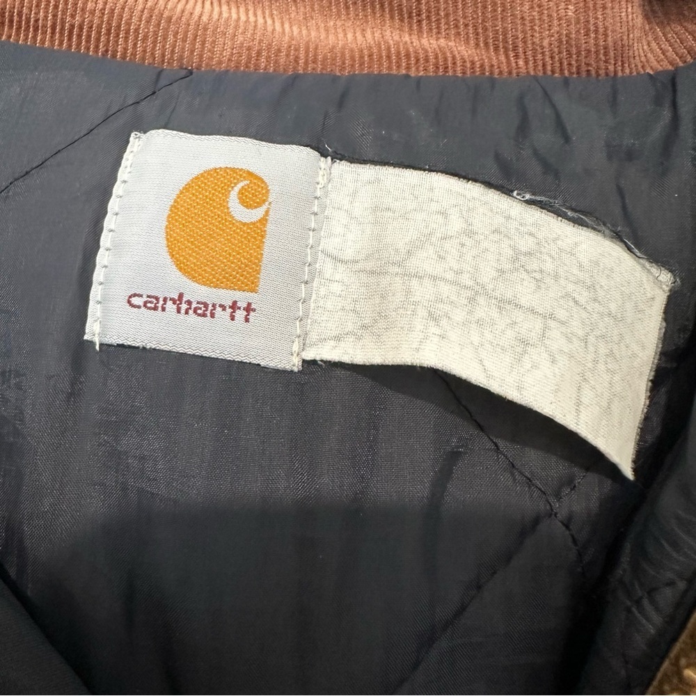 Vintage Carhartt Men's Fur Trimmed Hooded Coat - Picture 5 of 16